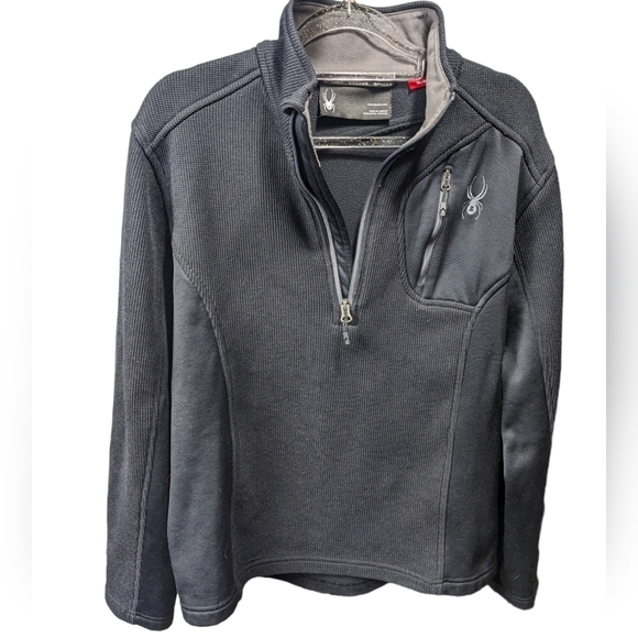 Spyder Men's Bandit Half Zip Pull Over Sz M - Picture 1 of 13